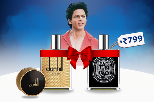 Inspired Perfume Combo: Diptyque Tam Dao & Dunhill Icon Elite used by SRK